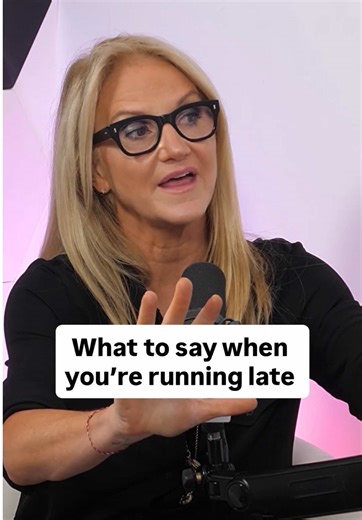 I’m chronically late 😒 anyone else!?! Full ep w/ #melrobbins on #daddyissues podcast #late #anxiety #advice