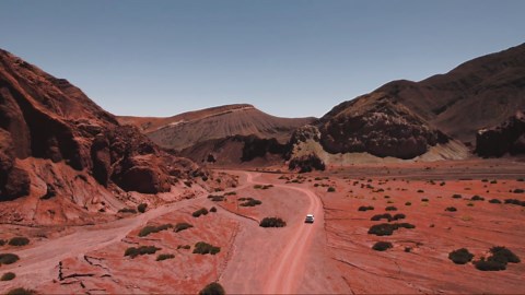 Soaring over Sands: Atacama Desert from Above