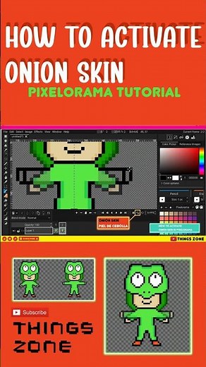 How to Use Onion Skin in Pixelorama 🎨 | Pixel Art Tutorial