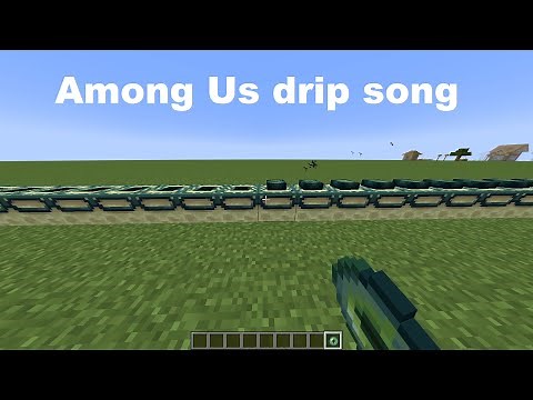 Among Us drip song naturally played on the end portal frames