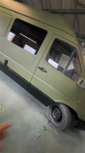 Mercedes sprinter in olive green raptor #raptor #fyp #fullresprays #campervan #mercedessprintercampervan #mercedessprintercampervan #raptor #vdubclub #volkwagen #campervanconversion #repairs #selfbuilds #campervan #campervansolutions #painting #northwest #vanlife #offgrid #vans #camper #Volkswagen #cars #carrepairs #smartrepairs #VW | SNR Detailing