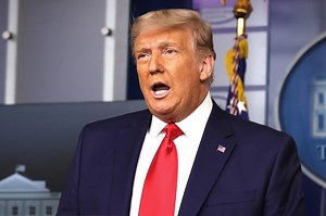 Trump speaks at PA meeting to hype voter fraud claims