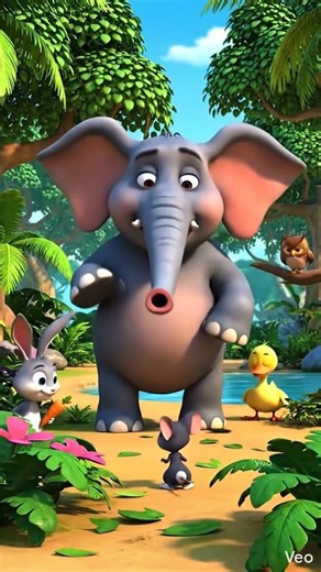 The Elephant Who Was Afraid of Mice | Funny Animal Story #animatedstory #bedtimetraditions