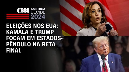 1.8K views · 32 reactions | A menos de 20 dias das eleições presidenciais nos Estados Unidos, as campanhas dos candidatos Kamala Harris e Donald Trump concentram esforços nos estados-pêndulo, que podem ser decisivos para o resultado. #CNNBrasil360 | CNNBrasil | Facebook