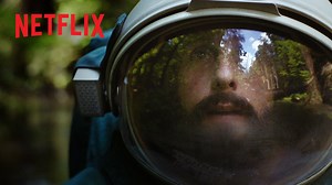 Adam Sandler. Im Weltall. Spaceman: Eine kurze Geschichte der böhmischen Raumfahrt. Ab 1. März 2024. Nur auf Netflix. | Netflix