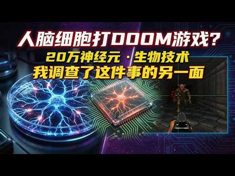 人脑细胞打DOOM游戏？20万神经元 | 生物计算 | 我调查了这件事的另一面