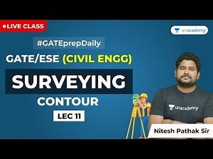Surveying | Lec 11 | Contouring | GATE/ESE Civil Engineering