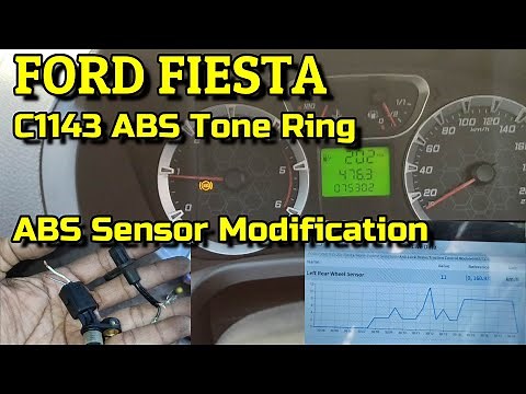 FORD FIESTA ABS Tone Ring Problem, ABS light stays on