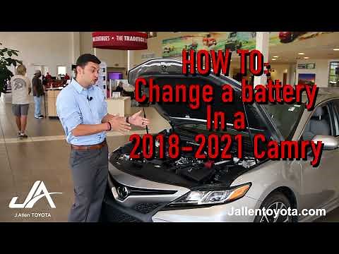 How to Change a Battery in a 2018-21 Camry from David Potter at J Allen Toyota