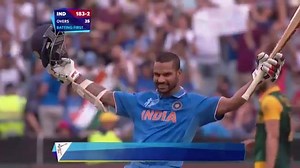Top scorer for Indian Cricket Team at #CWC15, watch Shikhar Dhawan, who turned 32 today, hit 137 against Cricket South Africa at the MCG! | ICC - International Cricket Council