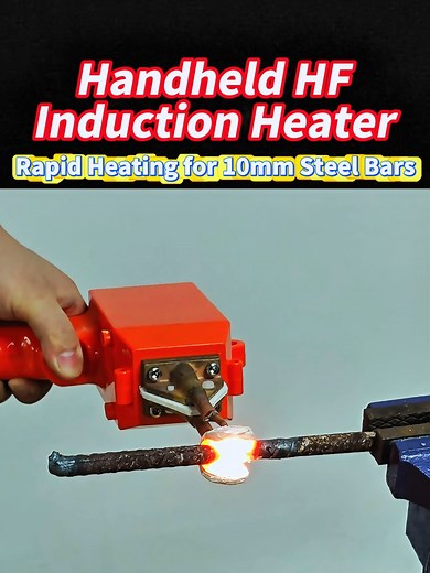 Handheld High-Frequency Induction Heater for Steel Bars