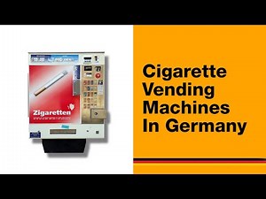 Smart cigarette Vending Maschine in Germany