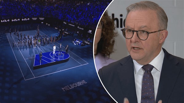 Prime Minister Anthony Albanese booed by crowd at Australian Open men's final