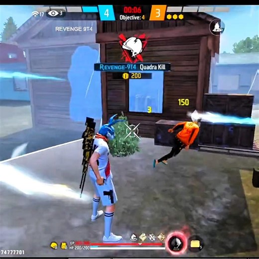 1 VS 4 CS RANK 🔥 AWM Gameplay Solo Vs Squad cs rank ranagamer #freefire #1vs4 #csrank #shorts