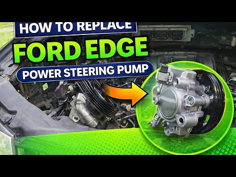 How to replace the power steering pump on a Ford Edge 2007-2012