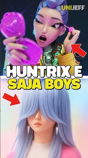 As Huntrix e os Saja Boys em Guerreiras do K-pop #guerreirasdokpop