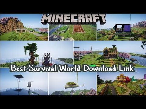 Minecraft Best Survival World Download Link And True | Best Survival World #minecraft