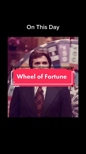 January 6, 1975: “Wheel of Fortune” debuts on NBC-TV. The show featured host Chuck Woolery who would stay with the show until 1981. On this day History and Trivia. #January6 #history #trivia #wheeloffortune