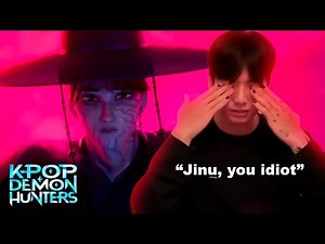 BTS being obsessed with KPOP DEMON HUNTERS