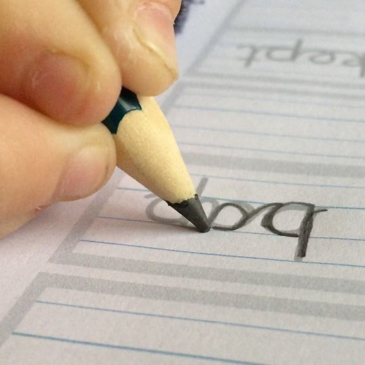 Yesterday Alex was practising cursive handwriting for a good couple of hours and it wasn't because I asked him to. He just loves letters. I was just printing out a couple of worksheets every time he asked | TheDadLab