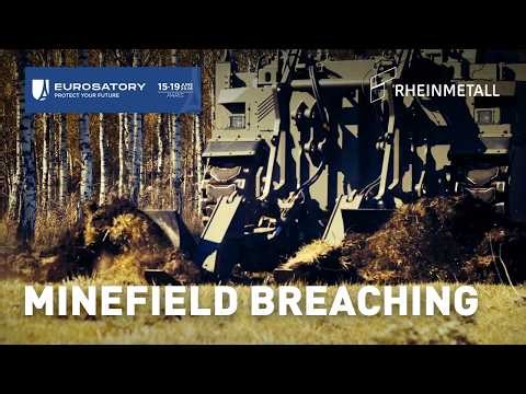 Rheinmetall presents MV-8 Komodo unmanned breaching system at Eurosatory 2026