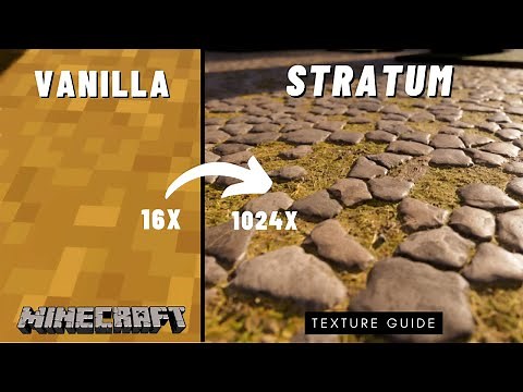 Minecraft But Realistic - Stratum 1024x & Continuum 2.1 [4k]