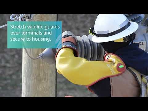 Compact Modular Recloser (CMR) - Typical crossarm installation