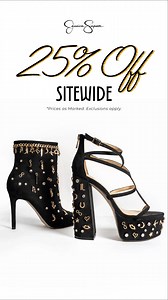 Biggest sale energy: take 25% off sitewide and strut through the season in styles made to turn heads | Jessica Simpson | Facebook