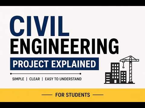 Civil Engineering Project Explained | Simple & Clear Presentation