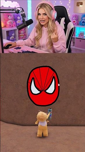 I COPIED His ART And HE DID THIS 5 MINUTES LATER!! 🕷️🔥 #shorts