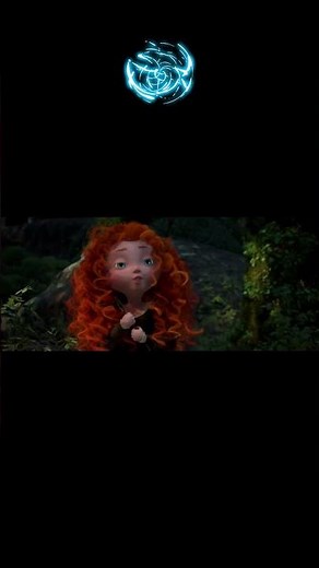 Princess Merida follws Will O the Wisp 🧊 | Brave | #shorts