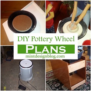 20 DIY Pottery Wheel Plans