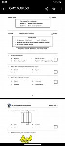 Module Test 5: Multiple Choice Questions1. What is a tessella... | Filo