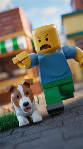 NOOB & DOG vs CAKE THIEF 🍰🐶 | Roblox Hero Moment #shorts