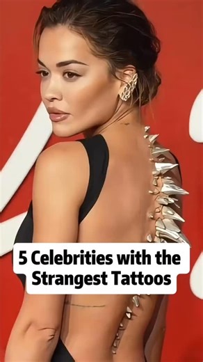 5 celebrities with the strangest tattoos....!#fyp #fypシ゚ #fypシ゚viralシ #foryou #explorepage #OMG #discovery #interesting #usa #highlights #SEPTIEMBRE #celebrity #famous #hollywood #dating #relationship #couple #beautiful #alexandradaddario #natalieportman #emmastone #emiliaclarke #AngelinaJolie #emmawatson #nikkihilton #yellowstone #NicolaPeltz #BrooklynBeckham #kimkardashian #demimoore | Celebs News