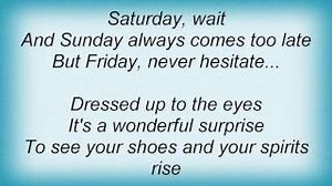 FRIDAY, I'M IN LOVE Lyrics - ALIEN ANT FARM | eLyrics.net