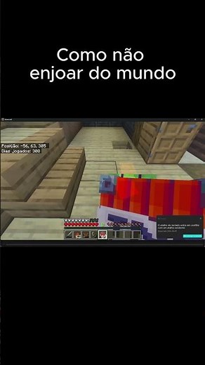 NÃO ENJOE MAIS DO MUNDO #memes #minecraft #shorts