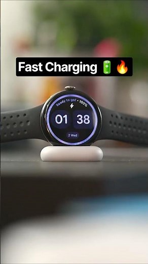 The Pixel Watch 5 charges super fast🔋
