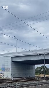 Hoppy Friday! 🦘 Incredible vision has emerged of a mob of kangaroos hopping across train tracks in Melbourne's north. #9News | WATCH LIVE 6pm | 9 News