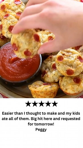 My Pizza Bites recipe results in soft, cheesy, pepperoni appetizers that taste fantastic and are fun to eat! RECIPE--> https://www.theslowroasteditalian.com/bite-size-cheesy-pepperoni-pizza-puffs-recipe/ | The Slow Roasted Italian
