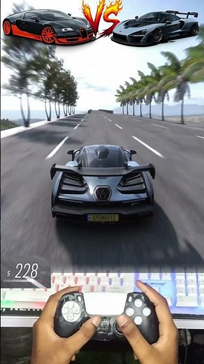 🔥 BUGATTI VEYRON SUPER SPORT 🆚 McLAREN SENNA! 😱 TOP SPEED KING vs TRACK MONSTER! 🚀🏁 #shorts