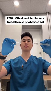 2.5M views · 5K reactions | Never recap needles with two hands! Use...