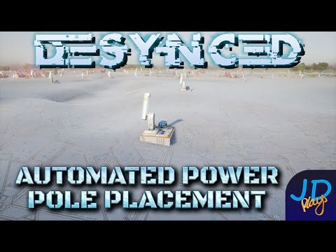 Automated Power Pole Placement 🤖 Desynced Ep8 ⛏️ Lets Play, Walkthrough, Tutorial