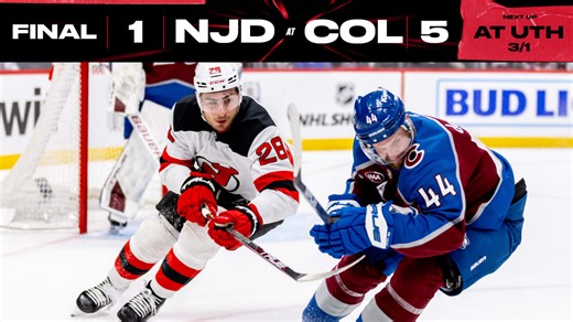 Devils Bested by Avs | GAME STORY