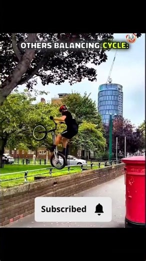 Perfect Cycle Balance Challenge 🚴‍♂️💥 | Viral Shorts #shorts