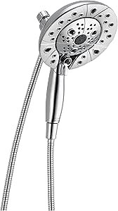 Delta FAUCET 58480-PR25-PK Universal Showering Components Combo, Lumicoat Chrome, 2.5 GPM Water Flow