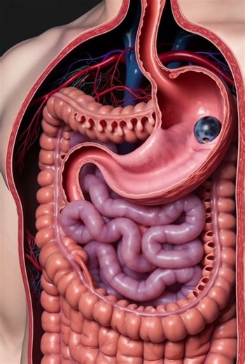 The Inner Life of a Black Grapes🫐 #Anatomy #ootd #Digestion #Stomach #Oesophagus