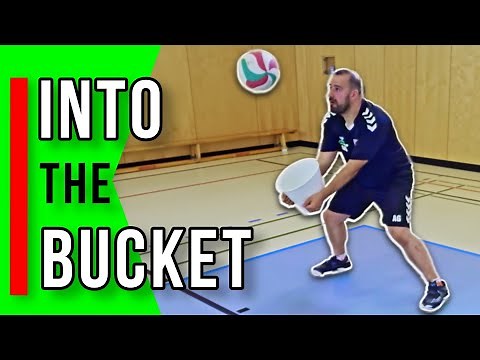 🇺🇸/🇬🇧 Improve your POSITIONING | Learn to DIG at the right Spot [Volleyball Digging Drill]