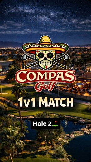 Compas Golf on Instagram: "Hole. 2⛳️ 1v1 match! #golf #par #viral #averagegolfers #compasgolf"