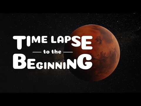 Time lapse to the beginning of time — something was there before it started